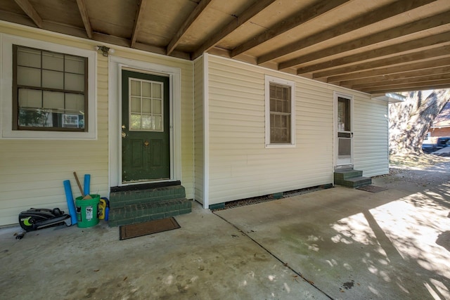 view of property entrance