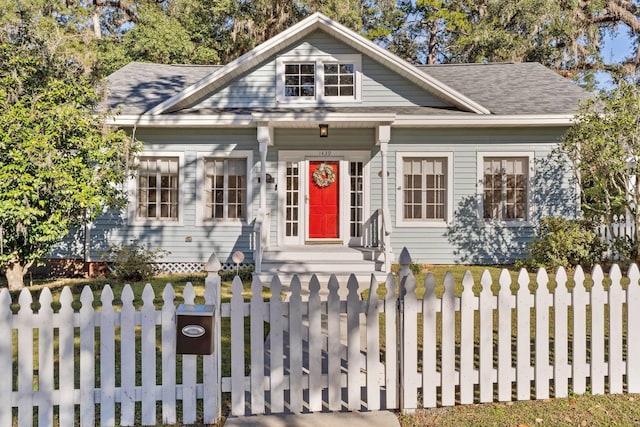 view of front of property