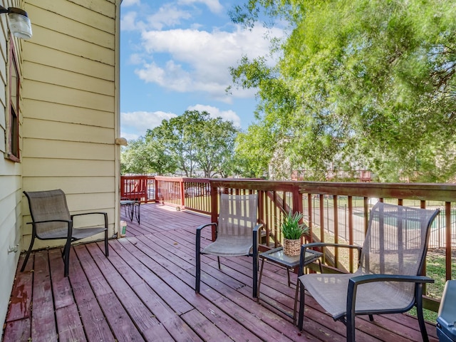 420 Indian Village Trl, Tallahassee, FL 32304 - view of wooden terrace