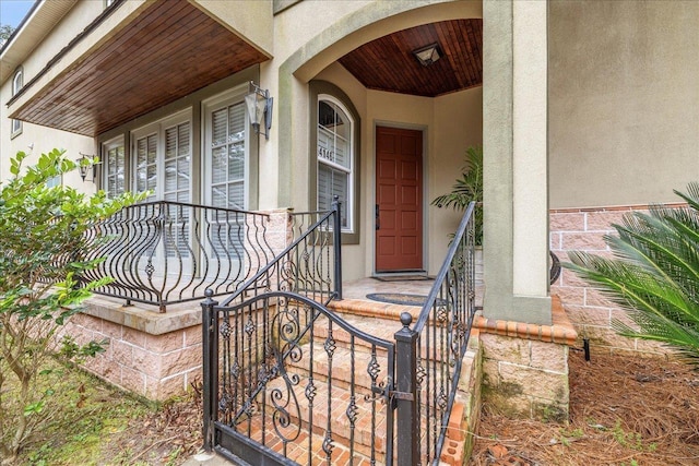 view of entrance to property