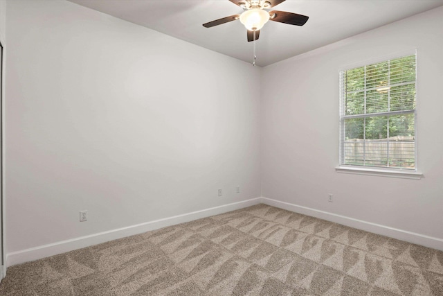 1652 Eagles Watch Way, Tallahassee, FL 32312 - spare room featuring light colored carpet and ceiling fan