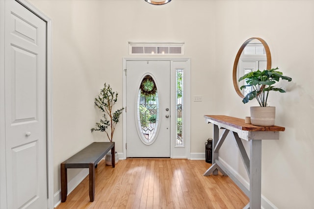 1652 Eagles Watch Way, Tallahassee, FL 32312 - entrance foyer with light wood-style flooring and baseboards