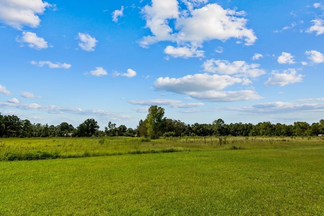 view of landscape featuring a rural view