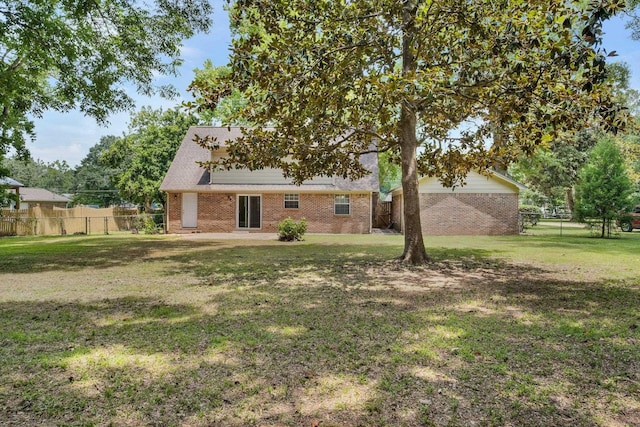 5804 Old Forge Ct, Tallahassee, FL 32317 - rear view of house with brick siding