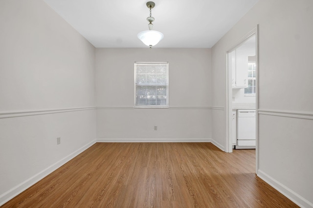 5804 Old Forge Ct, Tallahassee, FL 32317 - spare room with light wood-style flooring and baseboards