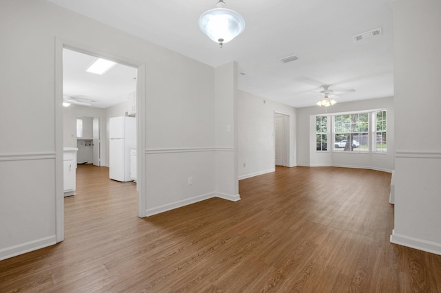 5804 Old Forge Ct, Tallahassee, FL 32317 - unfurnished room featuring ceiling fan and wood finished floors