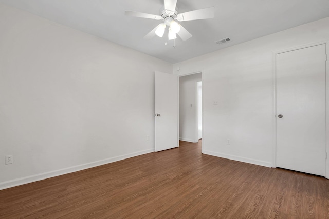 5804 Old Forge Ct, Tallahassee, FL 32317 - unfurnished bedroom featuring wood finished floors and a ceiling fan