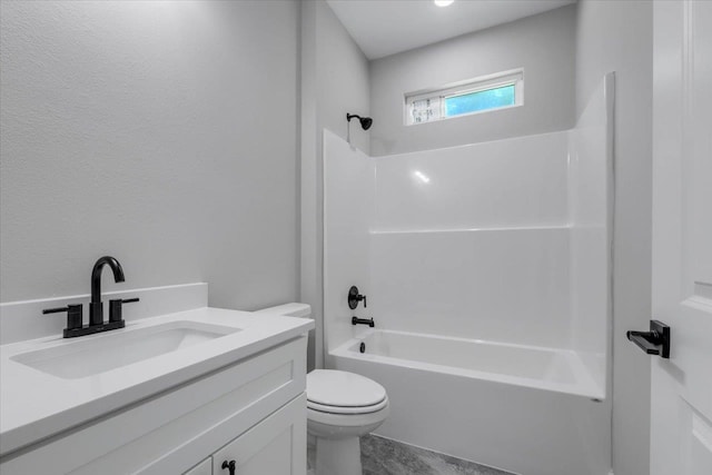10096 Green Fountain Rd, Tallahassee, FL 32305 - bathroom with toilet, bathing tub / shower combination, and vanity