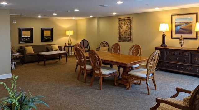 121 N Monroe St Unit 1207, Tallahassee, FL 32301 - carpeted dining space with recessed lighting