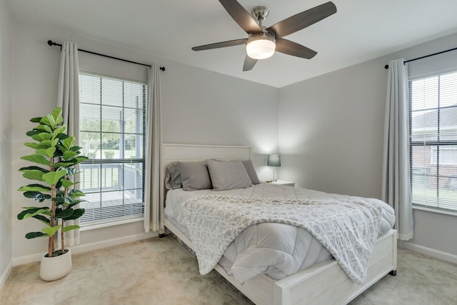 1989 Setting Sun Trl, Tallahassee, FL 32303 - bedroom featuring light colored carpet and ceiling fan