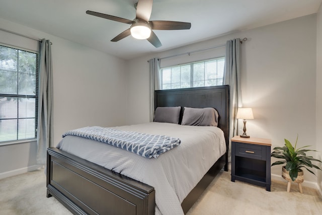 1989 Setting Sun Trl, Tallahassee, FL 32303 - bedroom featuring light carpet and a ceiling fan