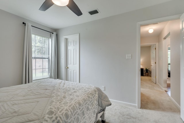1989 Setting Sun Trl, Tallahassee, FL 32303 - bedroom with carpet and ceiling fan
