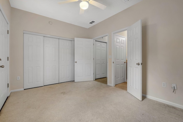 2400 Fred Smith Rd Unit 202, Tallahassee, FL 32303 - unfurnished bedroom with carpet flooring and ceiling fan