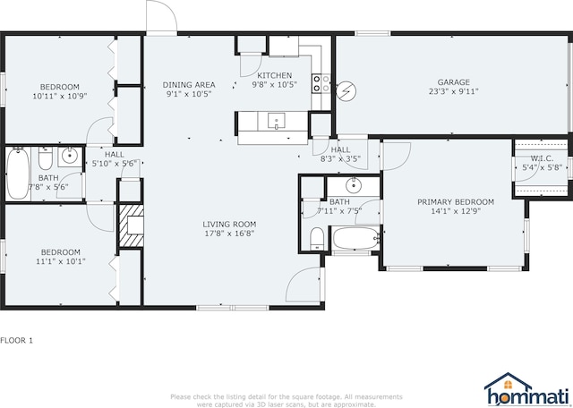 325 Chastain Ln, Tallahassee, FL 32305 - plan