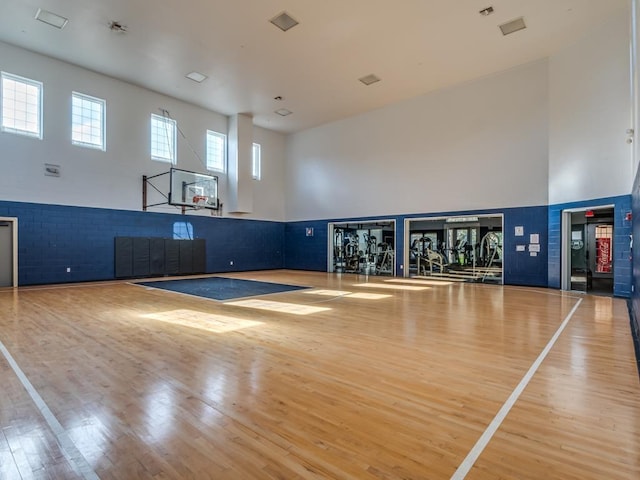 view of basketball court