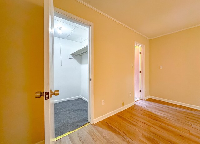 1514 Sharon Rd, Tallahassee, FL 32303 - unfurnished room with wood finished floors and ornamental molding
