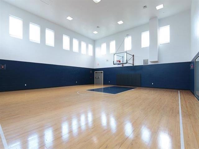 view of basketball court