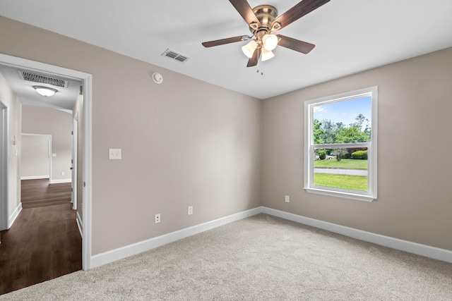 2328 Southampton Dr, Tallahassee, FL 32311 - empty room featuring baseboards, a ceiling fan, and carpet floors