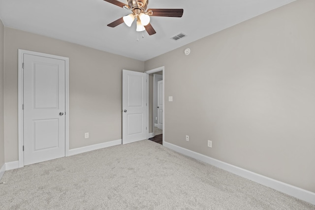2328 Southampton Dr, Tallahassee, FL 32311 - unfurnished bedroom with carpet floors, baseboards, and ceiling fan