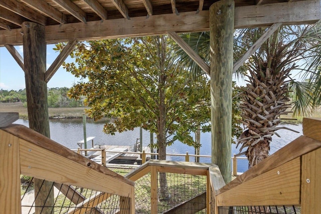 60 Southside Dr, Shell Point, FL 32327 - dock featuring a water view