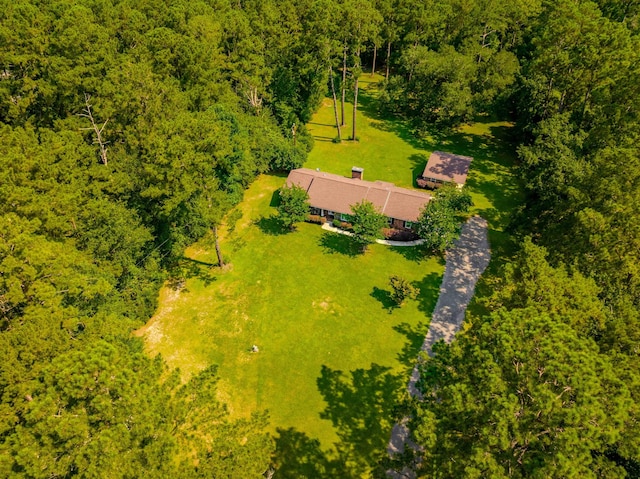 1178 Robin Kay Rd, Tallahassee, FL 32312 - aerial view of property and surrounding area with a forest