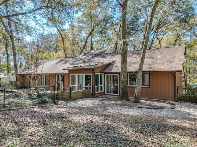 view of ranch-style home