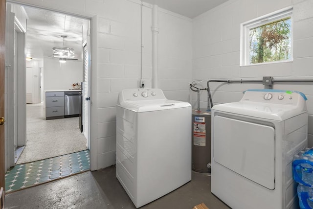 laundry room with washer and clothes dryer