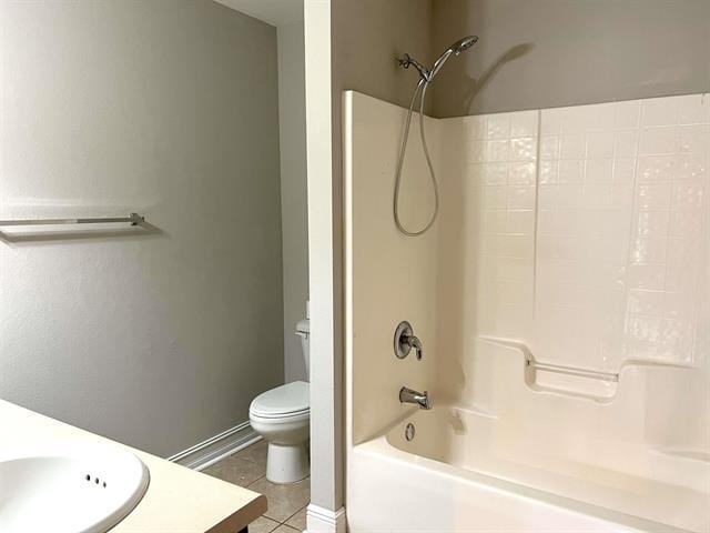 29 Chippewa Rd, Crawfordville, FL 32327 - full bathroom featuring vanity, tile patterned flooring, and bathing tub / shower combination