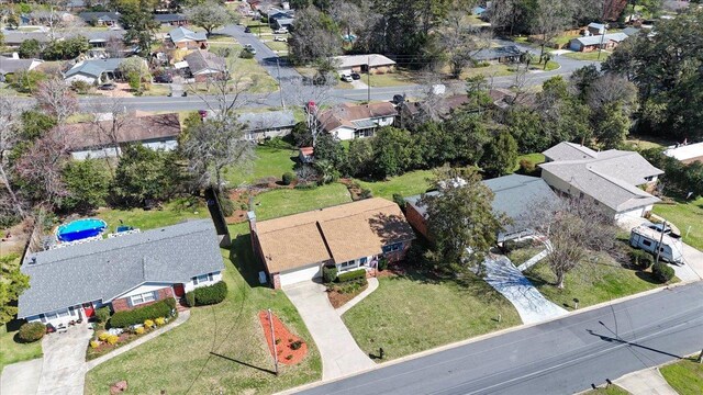 bird's eye view featuring a residential view