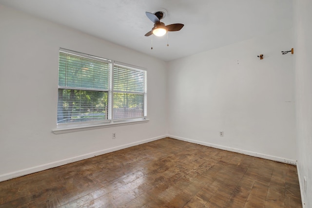 3200 Tallavana Trl, Havana, FL 32333 - unfurnished room featuring ceiling fan and hardwood / wood-style floors