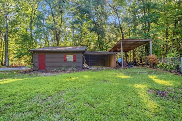 3200 Tallavana Trl, Havana, FL 32333 - view of yard with a detached carport