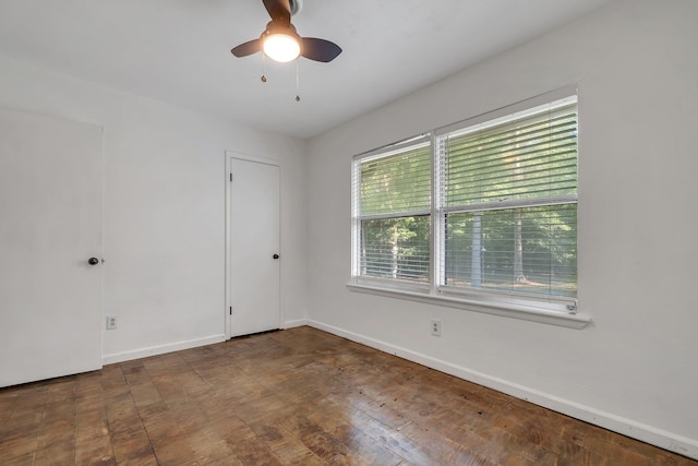 3200 Tallavana Trl, Havana, FL 32333 - empty room featuring ceiling fan and wood finished floors