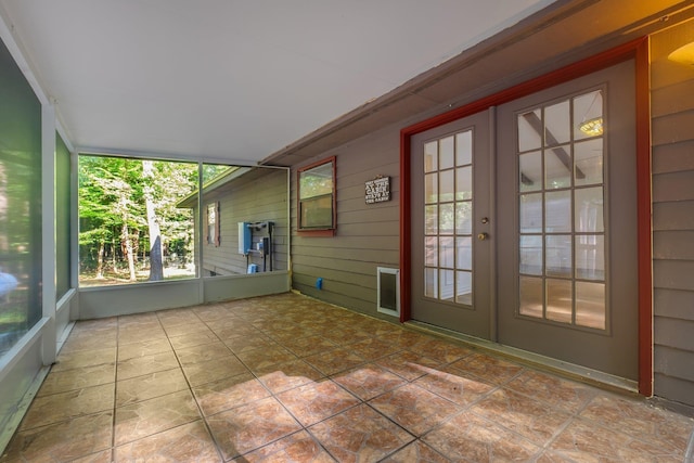 3200 Tallavana Trl, Havana, FL 32333 - unfurnished sunroom featuring french doors
