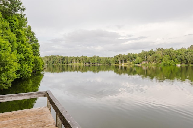 3200 Tallavana Trl, Havana, FL 32333 - dock area with a forest view and a water view