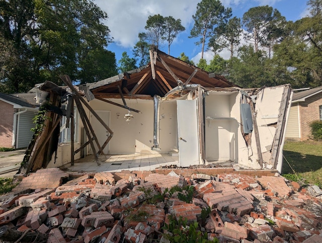 2218 Amelia Cir, Tallahassee, FL 32304 - exterior space featuring electric panel and stucco siding