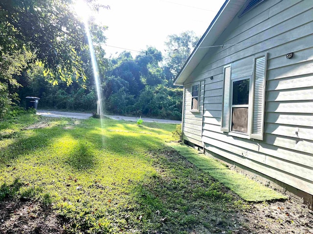 view of yard