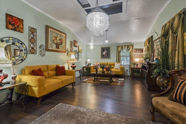 698 Liberty Rd, Quincy, FL 32351 - living area featuring wood finished floors, a chandelier, and a textured wall