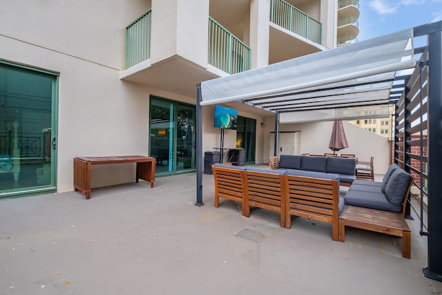 300 S Duval St # 508, Tallahassee, FL 32301 - view of patio / terrace featuring outdoor lounge area