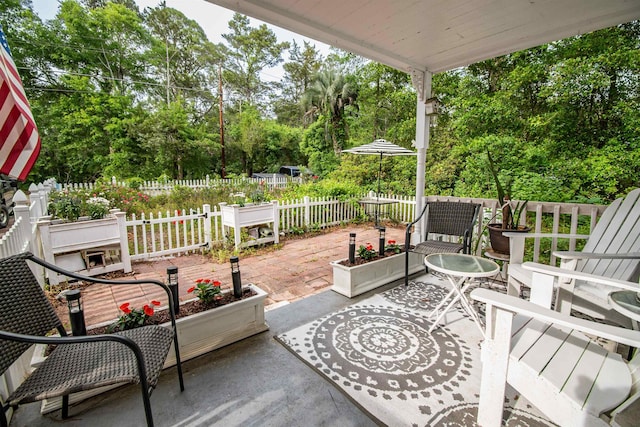 319 Gaile Ave, Tallahassee, FL 32305 - view of patio / terrace with fence