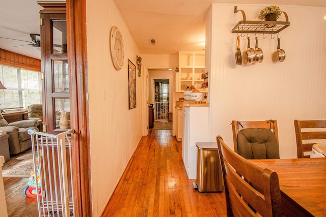 319 Gaile Ave, Tallahassee, FL 32305 - hallway featuring light wood-type flooring and visible vents