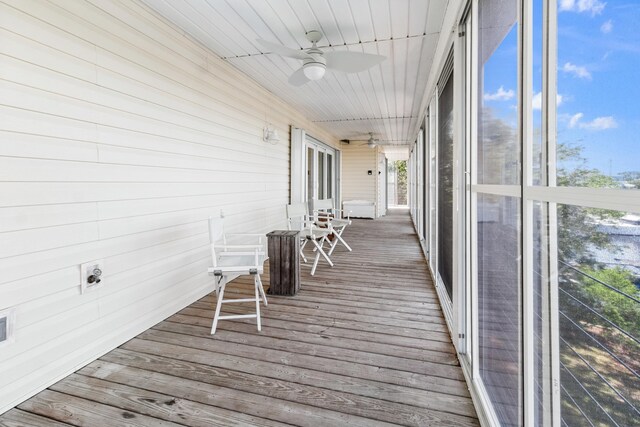 82 Royster Dr, Crawfordville, FL 32327 - sunroom / solarium with a ceiling fan