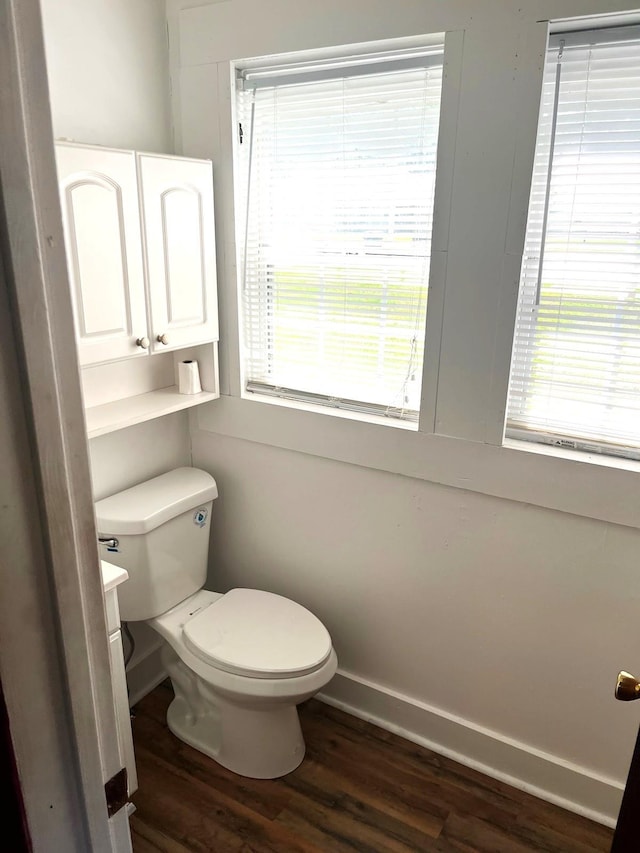 16619 SW Gaskin St, Blountstown, FL 32424 - bathroom with wood finished floors and toilet