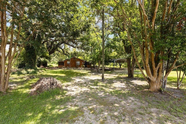 2056 N Sam Poppell Rd, Perry, FL 32347 - view of yard featuring a detached carport