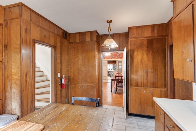 view of unfurnished dining area