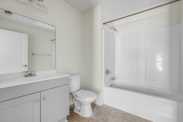 3000 S Adams St Unit 113, Tallahassee, FL 32301 - bathroom featuring toilet, washtub / shower combination, and vanity