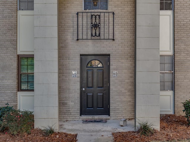 view of entrance to property