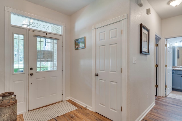 3524 Rosemont Ridge Rd, Tallahassee, FL 32312 - entrance foyer featuring light wood finished floors and baseboards