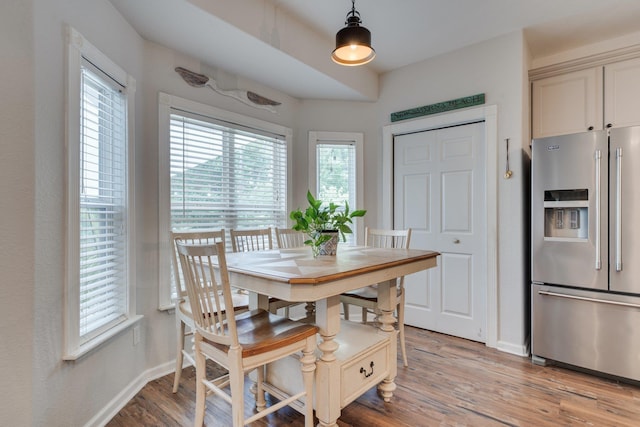 3524 Rosemont Ridge Rd, Tallahassee, FL 32312 - dining room featuring baseboards and light wood-type flooring
