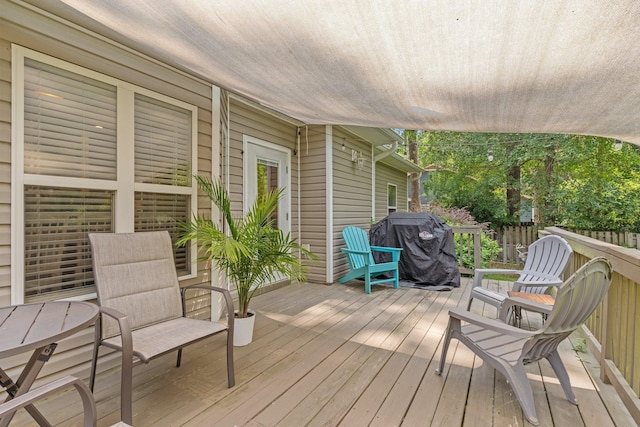 3524 Rosemont Ridge Rd, Tallahassee, FL 32312 - wooden deck with a grill