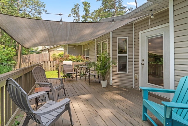 3524 Rosemont Ridge Rd, Tallahassee, FL 32312 - view of wooden terrace